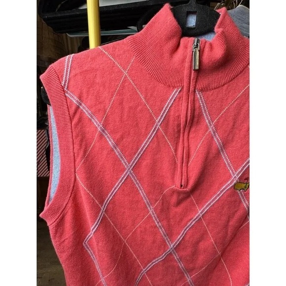 Master's Clubhouse Collection Golf Sweater Vest XL Made in Italy Cashmere Blend - Picture 6 of 11